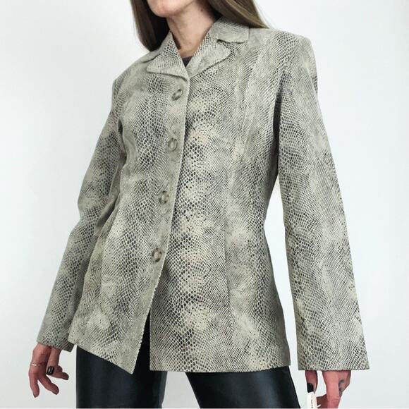 Vintage Deadstock Genuine Leather Snakeskin Jacket - Picture 4 of 13